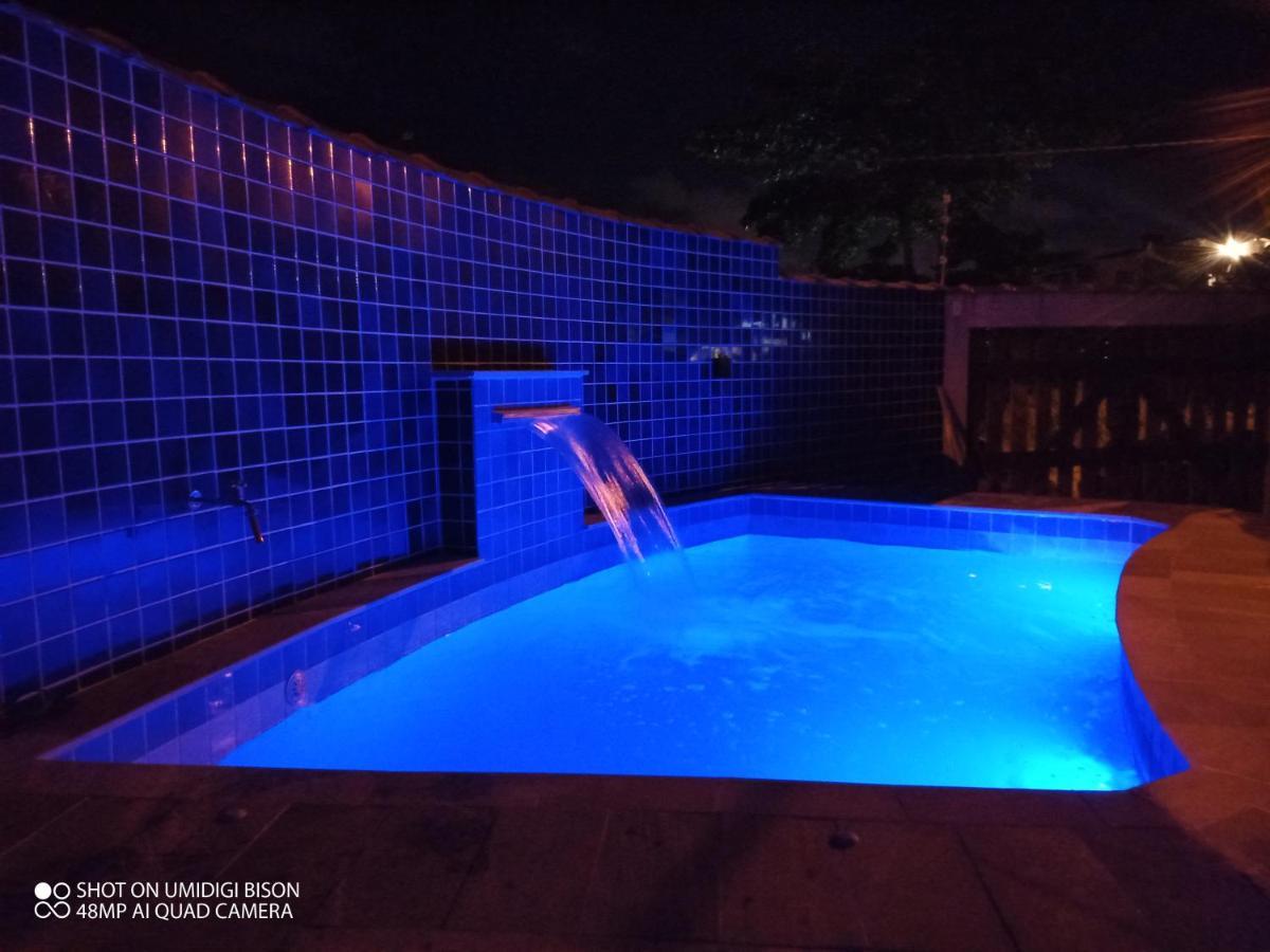 Casa com piscina , churrasqueira, Wi-Fi, em rua de Areia à 1km da praia, bairro sussegado, proíbido uso de som extremamente alto ideal para descansar Itanhaém Esterno foto